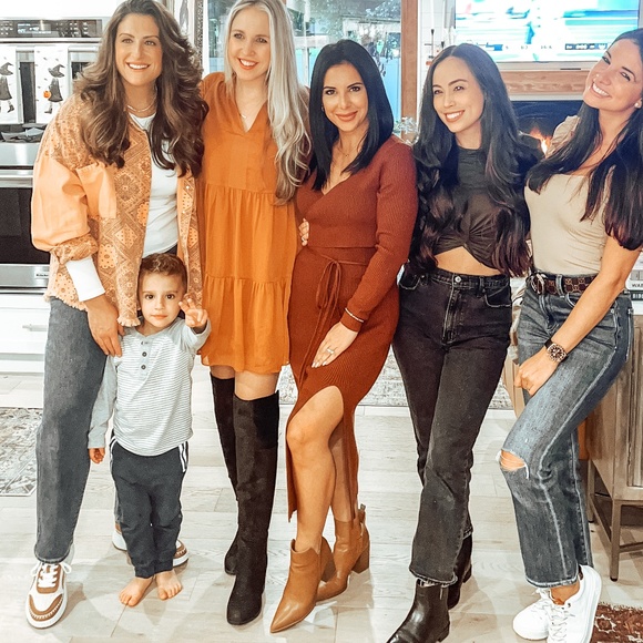 Abercrombie & fitch Long-Sleeve Wrap Midi Sweater Dress Medium - Picture 3 of 3